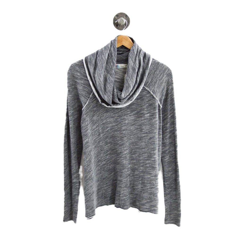 FB Beach Cowl Neck L/S Pullover Top #194-124